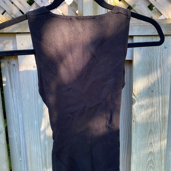 NWOT Black tank top - Picture 2 of 2